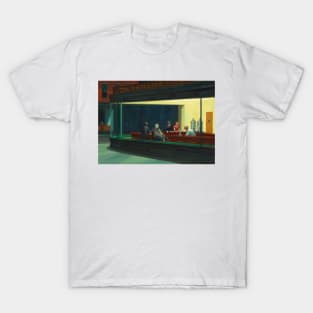 Jason Vorhees in Hopper Nighthawks T-Shirt